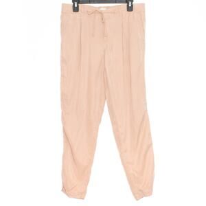 Lou & Grey Pants Jogger Boho Minimalist Coastal Casual Athleisure Pink Small HD